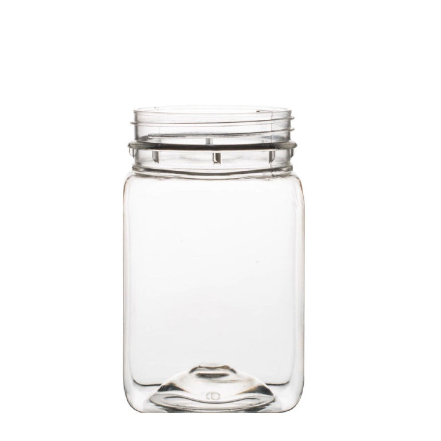 10x 500g Plastic Honey Jars + Lids - Square Clear Food Grade Packaging Containers-3