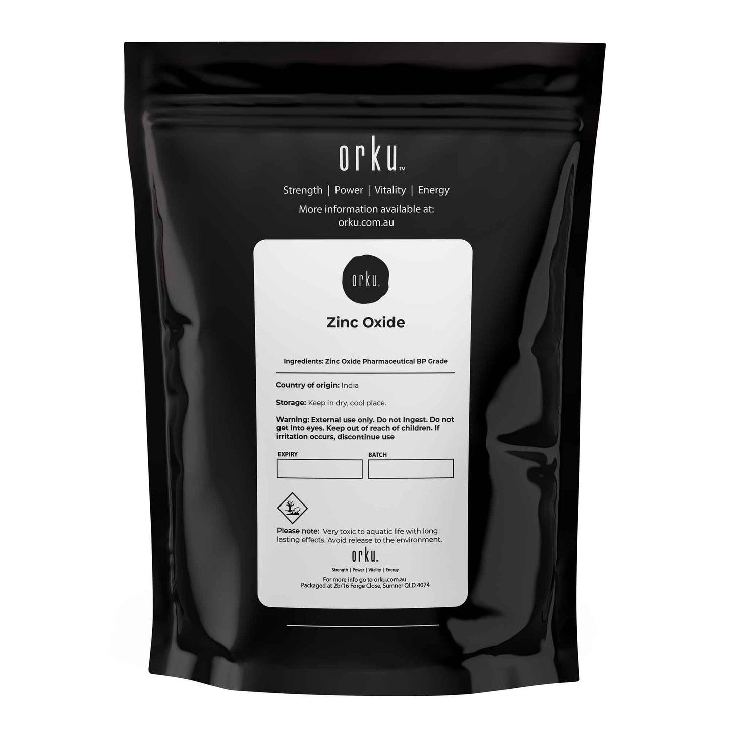 2Kg Zinc Oxide Powder BP Pharmaceutical Grade 99.9% Purity Resealable Bag-1