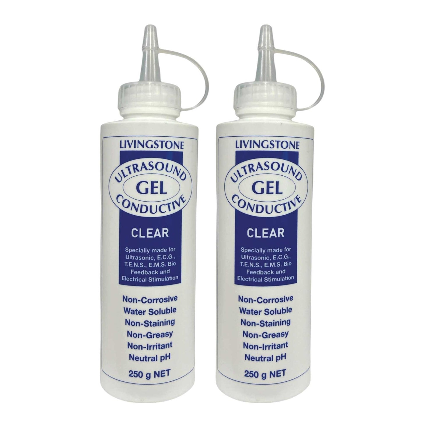 Livingstone 250ml Conductive Ultrasound Lubricating Gel-3