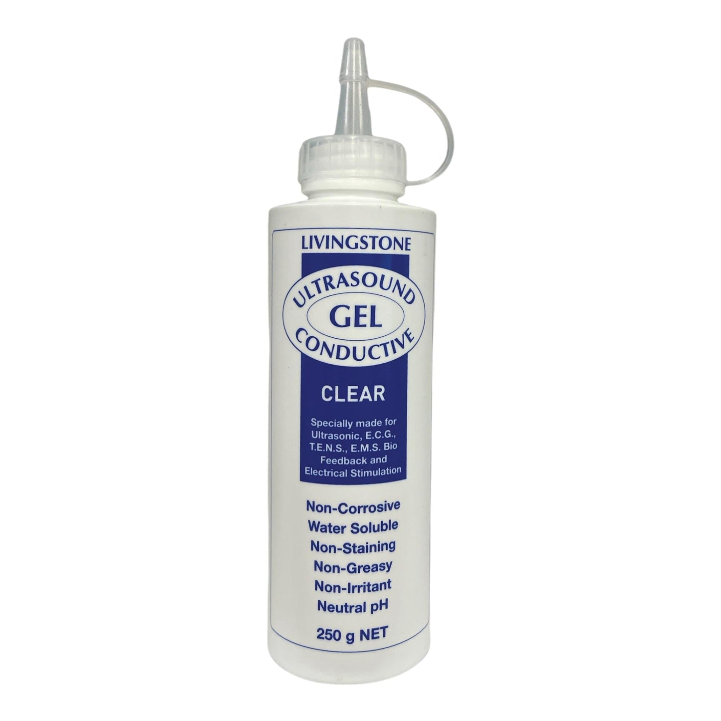 Livingstone 250ml Conductive Ultrasound Lubricating Gel-0