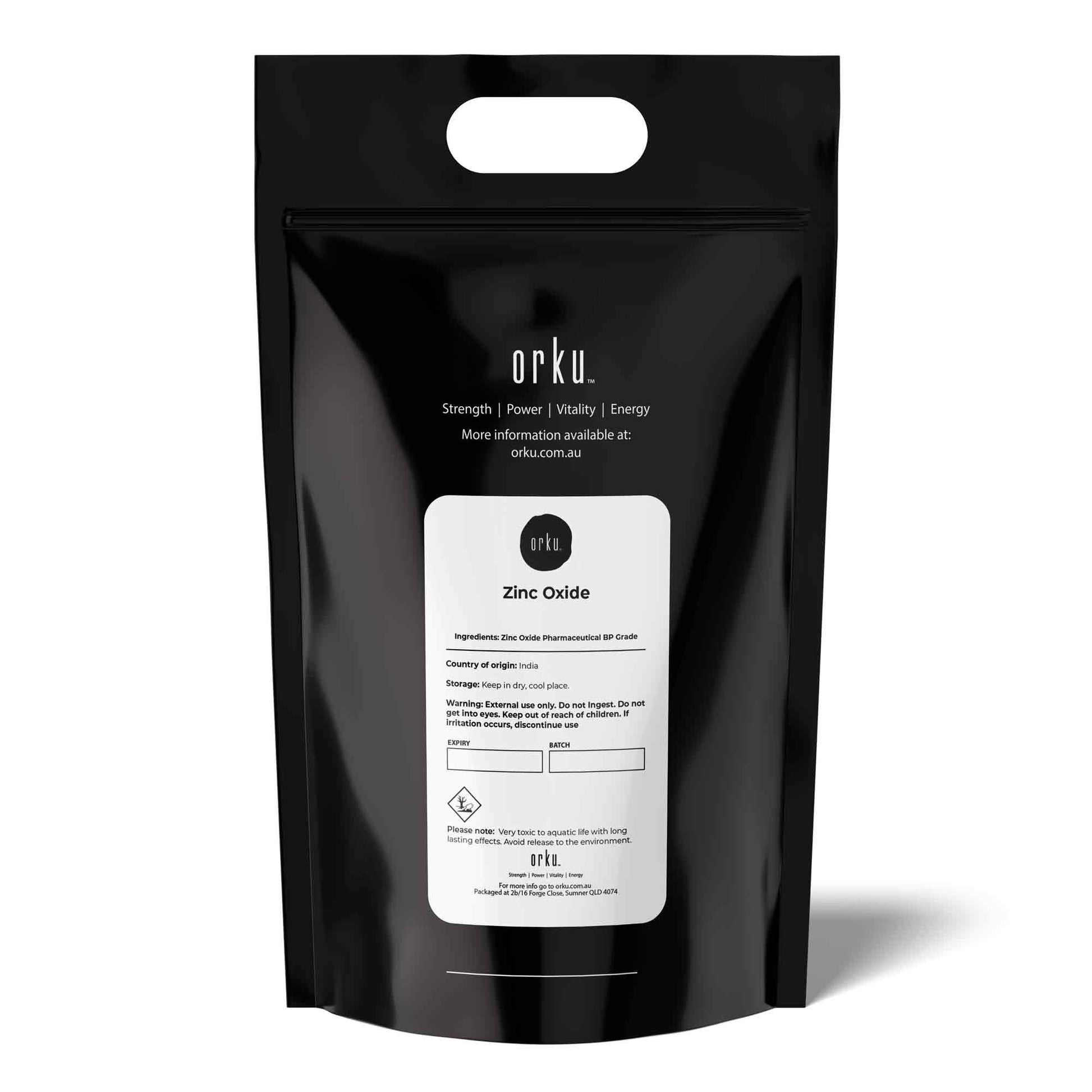 Bulk 20Kg Zinc Oxide Powder BP Pharmaceutical Grade 99.9% Purity Resealable Bag-1