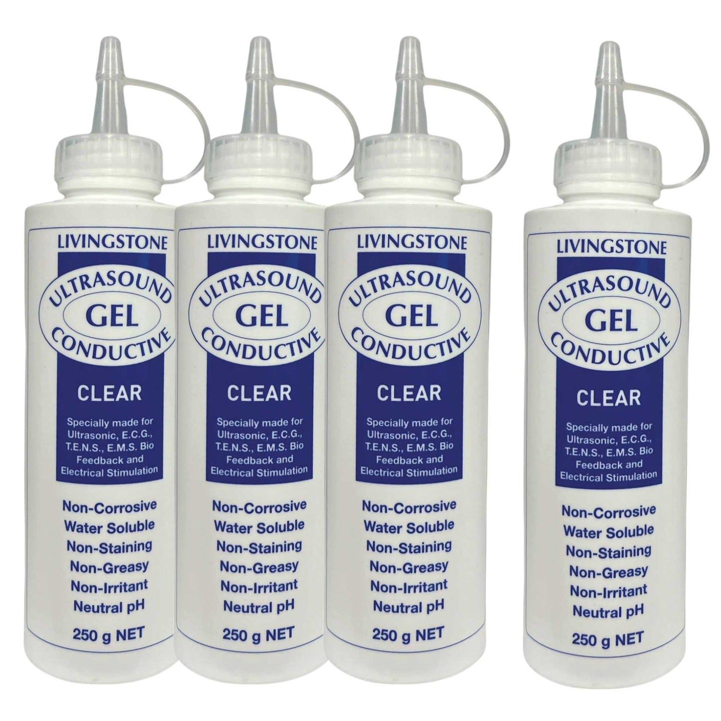 Livingstone 250ml Conductive Ultrasound Lubricating Gel-2