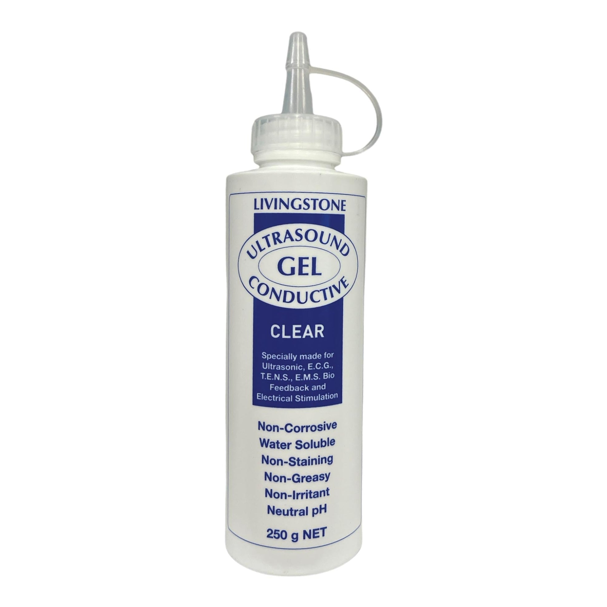 Livingstone 250ml Conductive Ultrasound Lubricating Gel-0